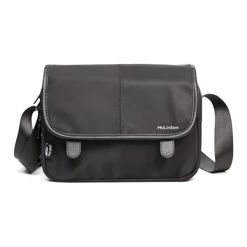 Mulinsen Нейлоновая Сумка через плечо Унисекс Черная