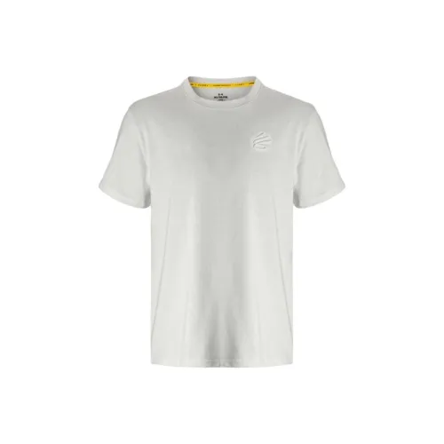 Комплект Under Armour Curry в составе футболка с коротким рукавом мужская глина белый