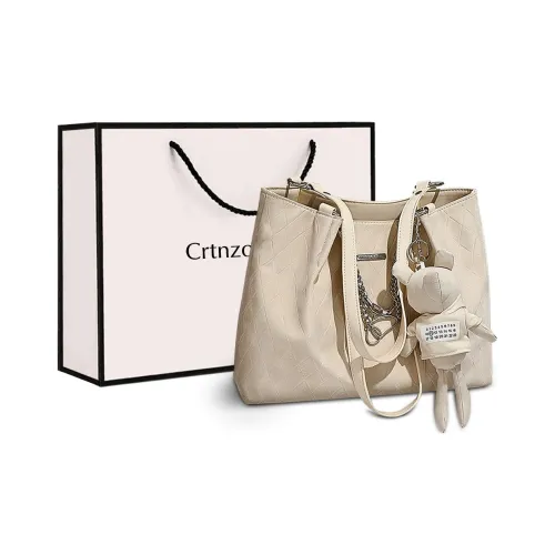 Crtnzo Kroez Сумка через плечо из коровьей кожи стандартная женская цвет экрю