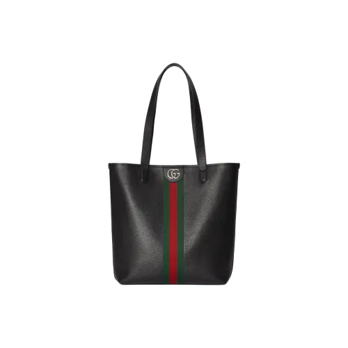 GUCCI Ophidia Кожа Тоут Сумка Сумка для покупок Сумка на плечо Средний Мужская Черная