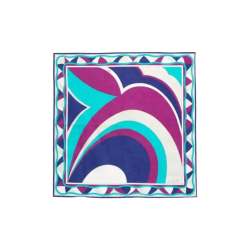 EMILIO PUCCI Хлопковый шелк Шарфы Женские Многоцветный
