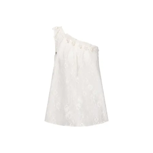 GIMING Белый Женские Короткие Топы