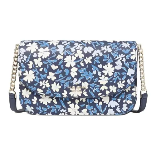 Kate Spade Текстурированная сумка через плечо из ПВХ женская синяя и многоцветная