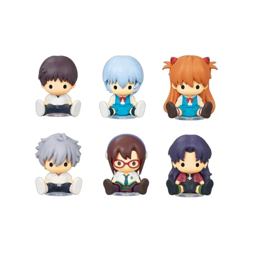 RE MENT Neon Genesis Evangelion Collection Мини Фигурки Сцен Слепые Коробки Целая Коробка 6 шт