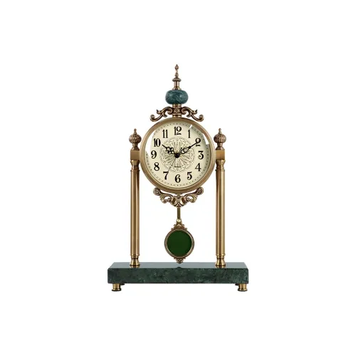 HENSE Кварцевый механизм Сплав Настольные часы Унисекс Бежевый HD6909