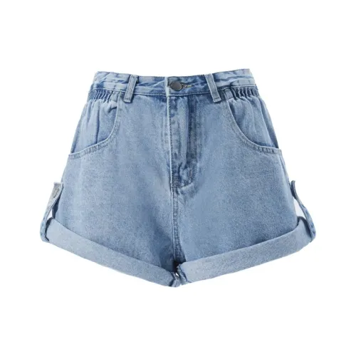 MJB Светло-синие женские джинсовые шорты