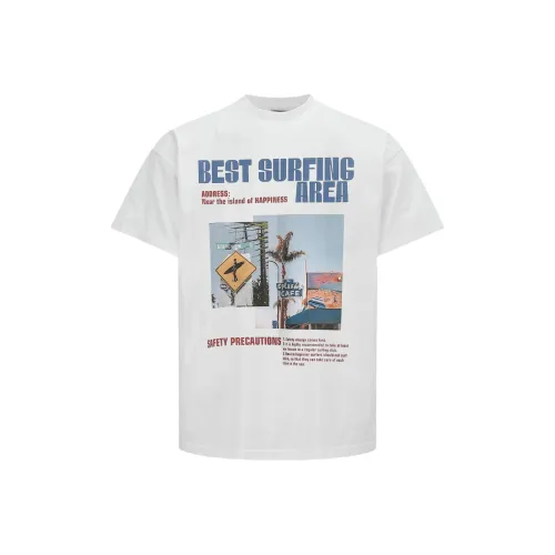 BINLIKE Белая унисекс футболка