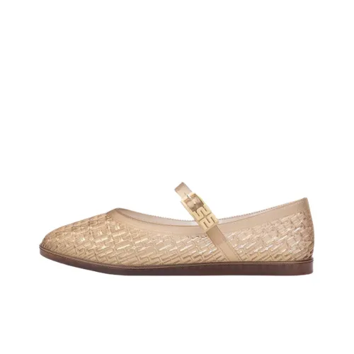 MELISSA HARPER Планшет Mary Jane Туфли Женские Бежевые