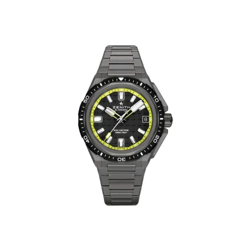 Zenith Автоматический Механический Механизм Мужские Часы 42,5 мм Черный
