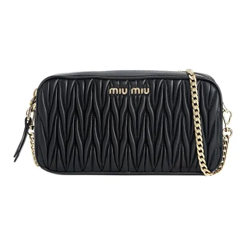 MIU MIU Sheepskin Сумка через плечо Женская Черная