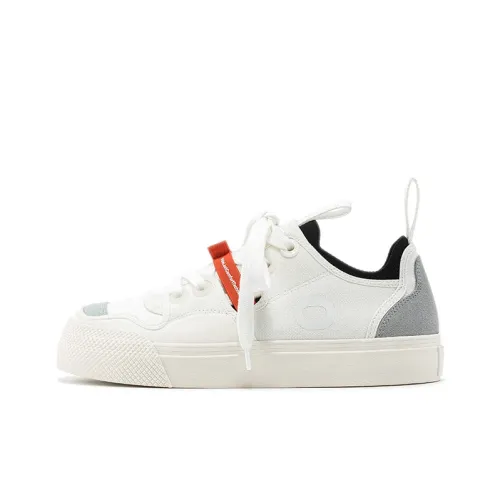 OETZI Низкие кроссовки для скейтбординга унисекс белые серые