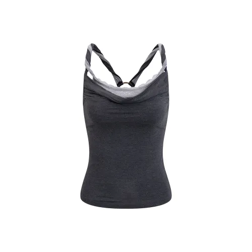 Ariseism Темно-серый и Светло-серый Женские Камисоли