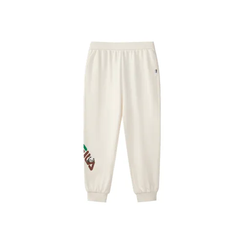 Подростки FILA KIDS Брюки Свободный крой Maltosa Белый