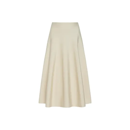 THE ROW Бежевые Женские Повседневные Длинные Юбки