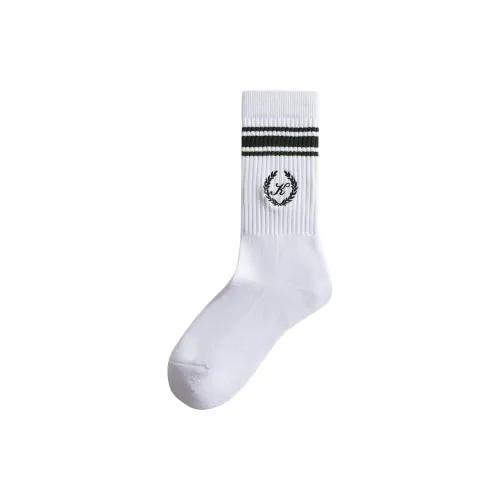 KITH Collaboration 1 Pack White Men's MID Shin Socks