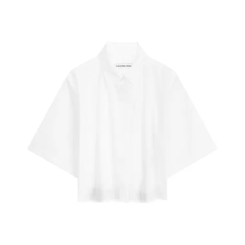 Calvin Klein YAF Лунно-белый Женские Рубашки