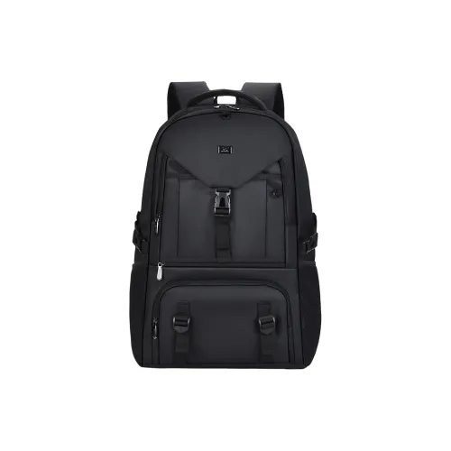 SEPTWOLVES Ткань Рюкзак Стандартный Мужской Черный