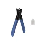 Большой открытый кусачки для ногтей - синий