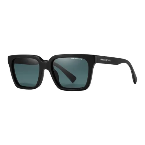 ARMANI EXCHANGEAE PC Ацетат Квадратные Солнцезащитные очки Мужские Черные