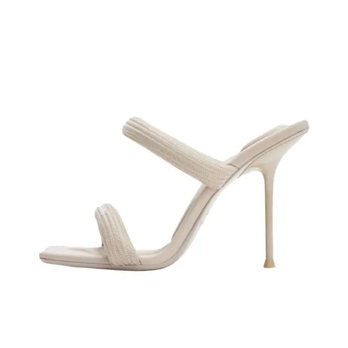Alexander Wang Julie Слипоны 10,5 см Женские Бежевые