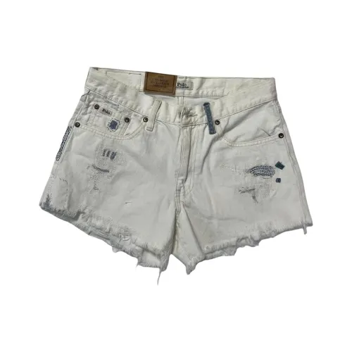 Polo Ralph Lauren Джинсовые шорты Женские Белые