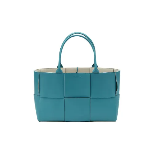 Bottega Veneta Bottega Veneta Luggage Collection Овчина Тоут Сумка Сумка для покупок Сумка Женская Аква Зеленая