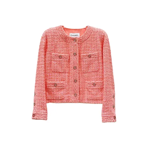 CHANEL Розовый оранжевый Женские Куртки