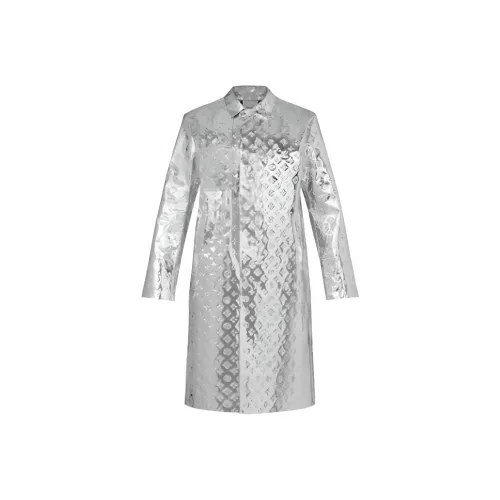 LOUIS VUITTON Пальто Мужское Серебряное