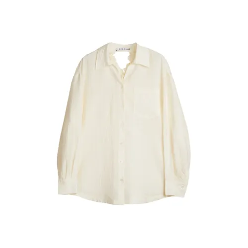 Elle Экрю Женские Рубашки