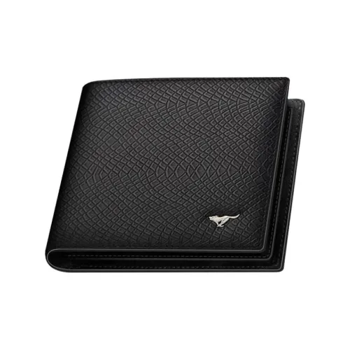 SEPTWOLVES Кошелек из коровьей кожи Мужской Черный