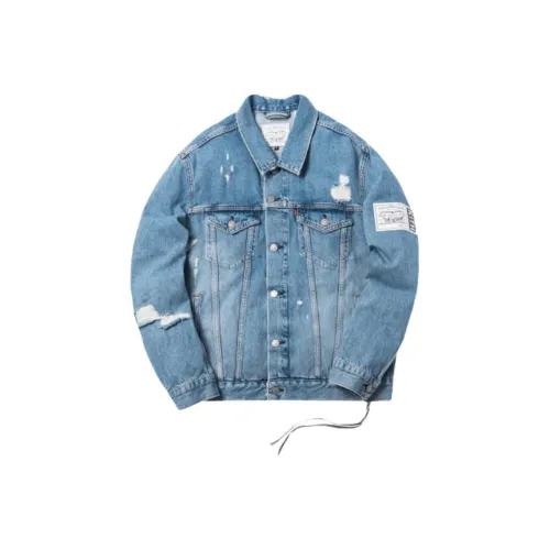 KITH Collaboration Blue Men's Denim Jackets