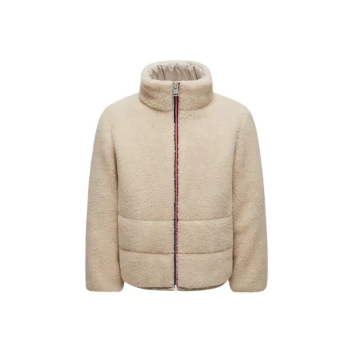 Moncler Хлопковый пуховик Casan Тедди Хлопковый пуховик Светло-бежевый Детский возраст 3-7 лет