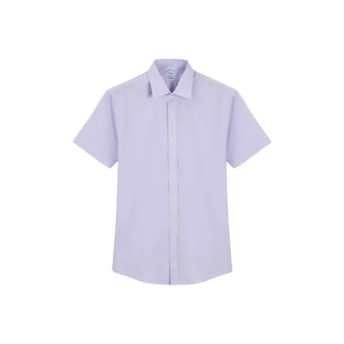 BROOKS BROTHERS Фиолетовые Мужские Рубашки