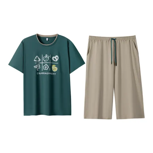 Montagut Лето Домашняя одежда Уведомление Женские Зеленый