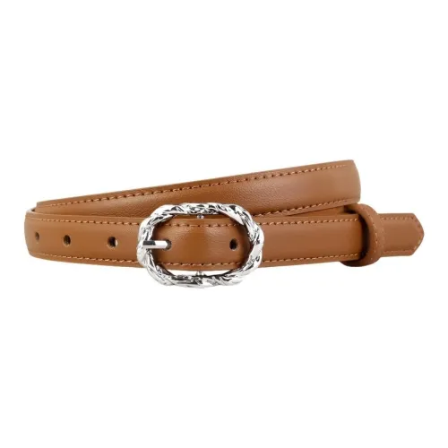 ROSEROOEN Спилок Коровья кожа Ремни Женские Коричневый Черный Кофейный 2,0 см