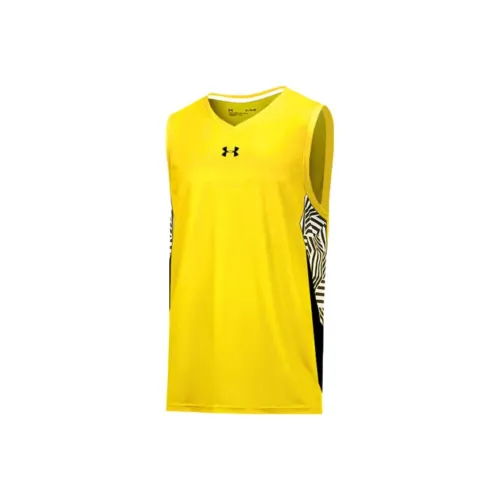 Under Armour Баскетбольная Джерси Мужская Желтая