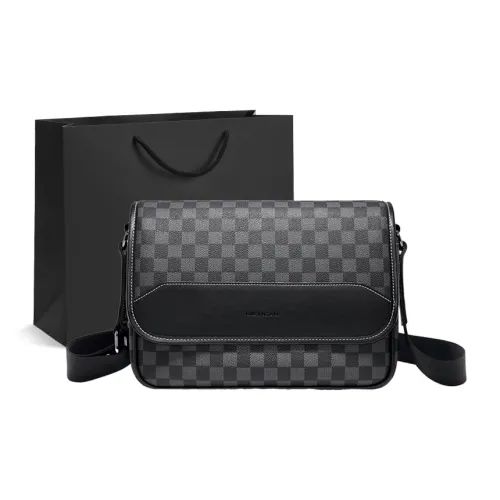 MEXICAN ПВХ Курьерская сумка Мужская сумка Сумка через плечо Стандартная мужская черная