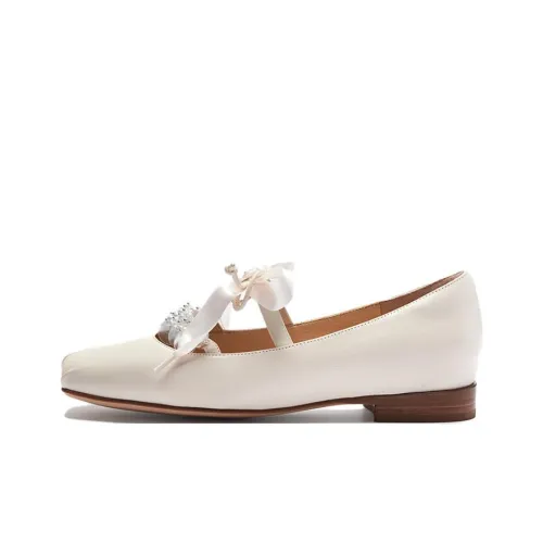 LE SAUNDA Туфли Мэри Джейн с грубым каблуком Женские