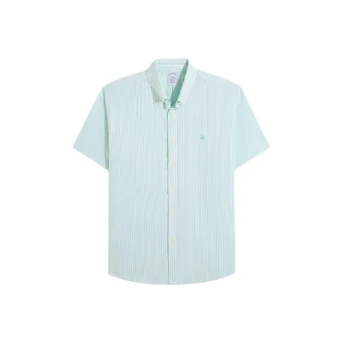 BROOKS BROTHERS Зеленые Мужские Рубашки