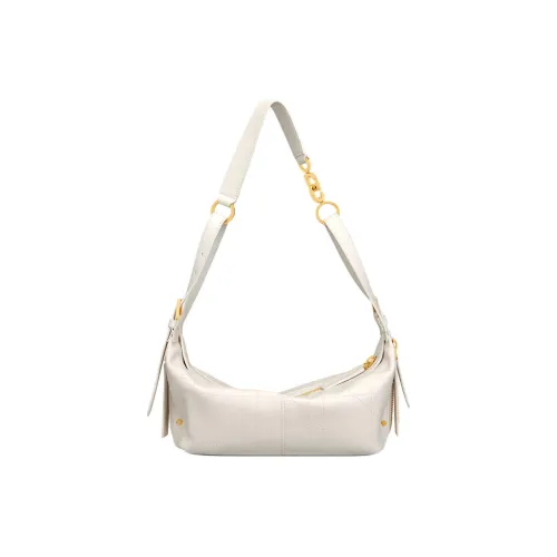 DIOR D Journey Коровья кожа Сумка через плечо Маленькая Женская Белая