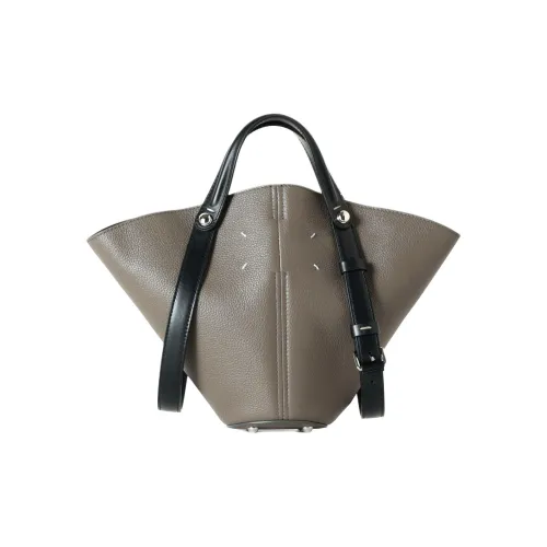 Maison Margiela Кожа Ведрообразная Сумка Сумка через плечо Маленькая Мужская Коричневая