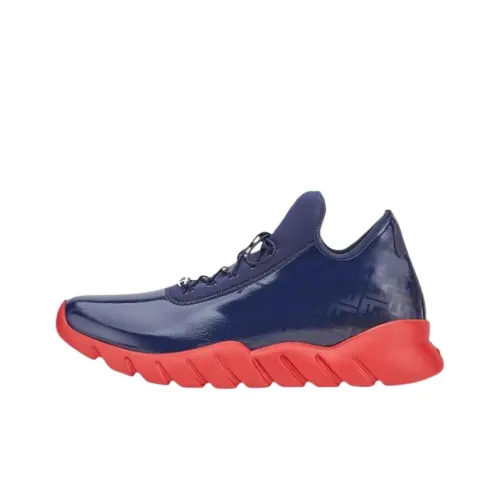 FENDI Низкий топ Повседневная обувь Мужская Синяя