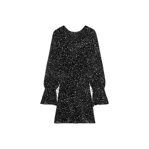 ZARA Длинное платье с длинными рукавами женское