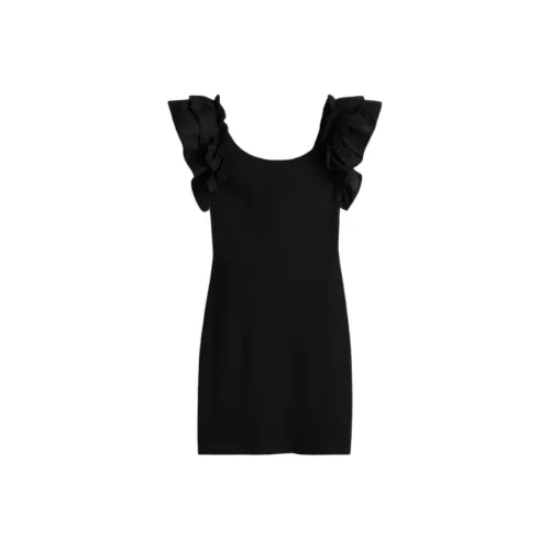H&M Черные Женские Платья без рукавов