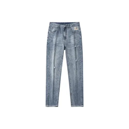 OVERPROTECTION Синие Унисекс Джинсы