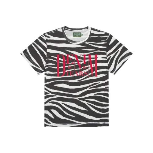 Denim Tears Co-brand T-Shirt Мужская Zebra