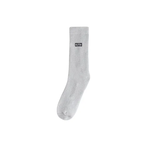 KITH Collaboration 1 Pack Gray Men's MID Shin Socks