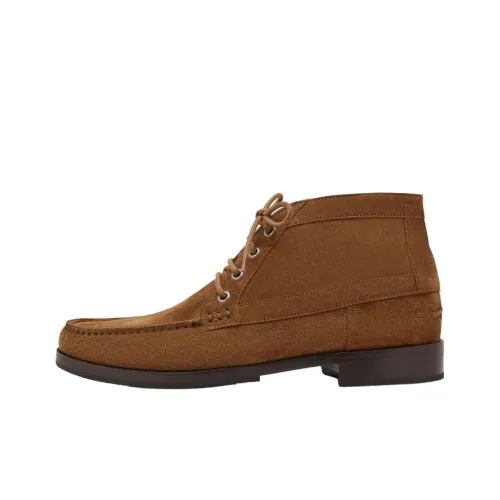 MANOLO BLAHNIK Rhinebeck Ботильоны Мужской Коричневый