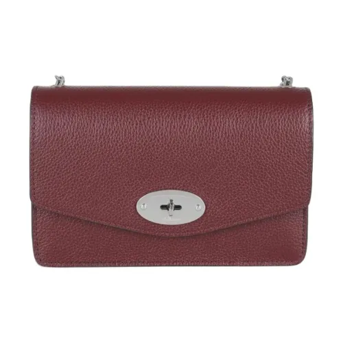 Mulberry Darley с рельефной телячьей кожей сумка через плечо маленькая женская красная