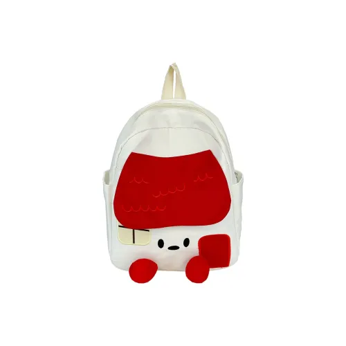 Single Warehouse Холст Рюкзак Стандартный Унисекс Белый Желтый Розовый